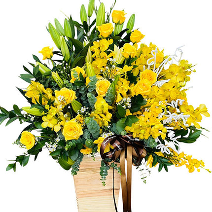 Mother's Day Orchid Whisper Basket Vietnam