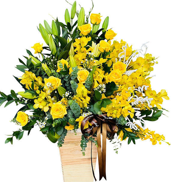 Mother's Day Orchid Whisper Basket Vietnam