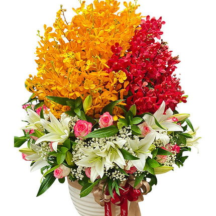 Mother's Day Thank You Orchid In Vase Vietnam
