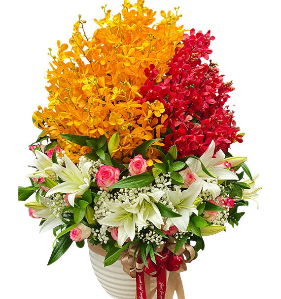 Mother's Day Thank You Orchid In Vase Vietnam