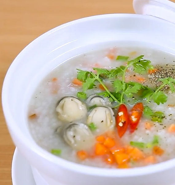 Mushroom Endive Porridge Food vietnam