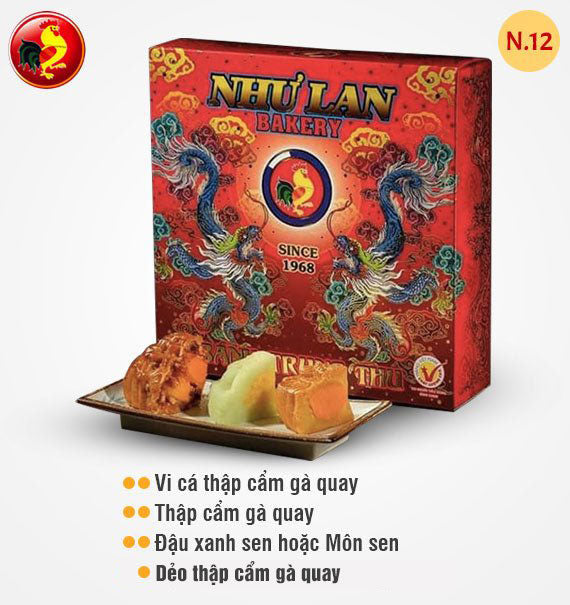 Nhu Lan Mooncake Vietnam Gift Box 12
