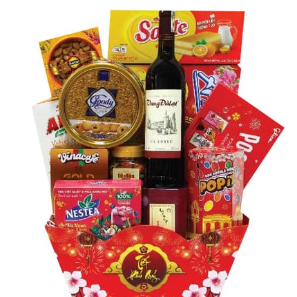 Noble Wishes Tet Hamper Basket Vietnam