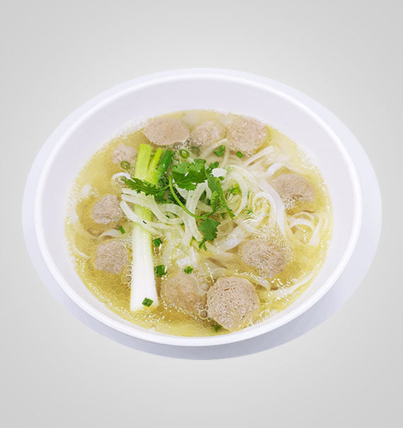 Noodle Soup With Meat Balls Food Vietnam