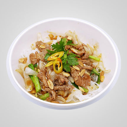 Noodles Soup With Stir Fried Beef Food Vietnam
