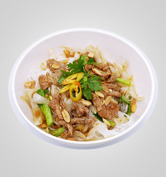 Noodles Soup With Stir Fried Beef Food Vietnam