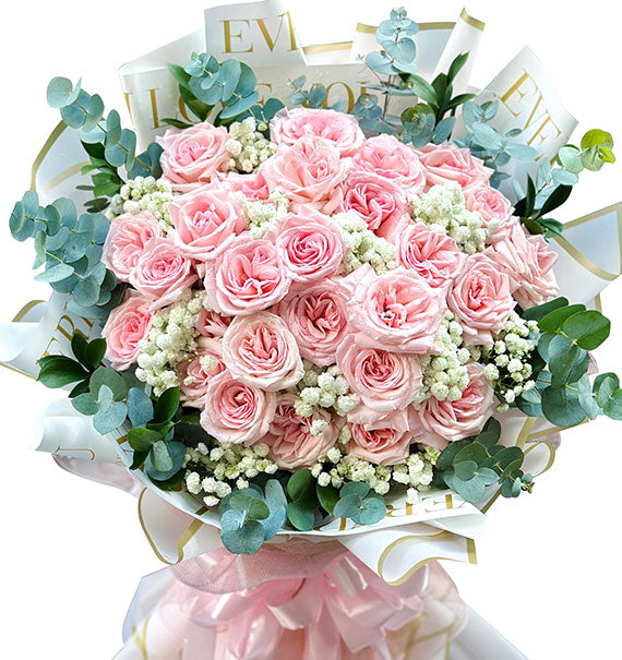 Ohara Pink Rose Bouquet For Mother’s Day Vietnam