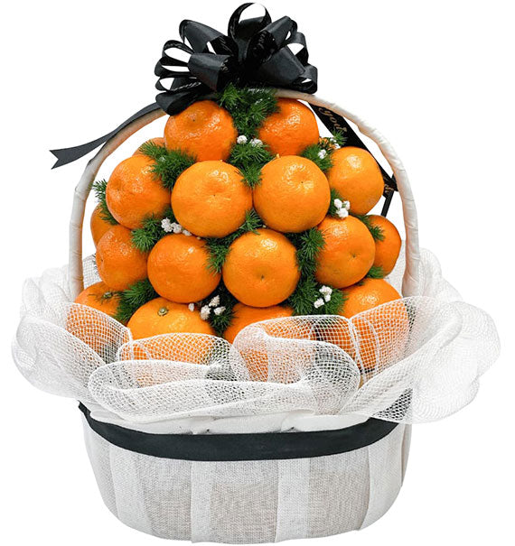 Orange and Tangerine Basket For Condolence Vietnam