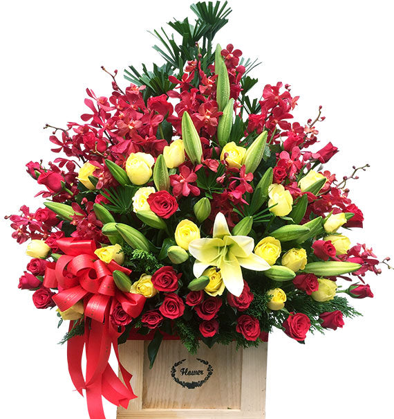 Orchid Hugs Basket For Mother's Day Vietnam