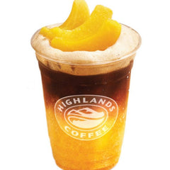 Peach Americano Highlands Coffee Vietnam