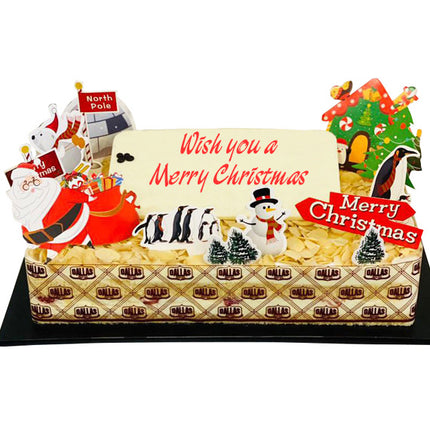 Peach Dallas Xmas Cake Vietnam