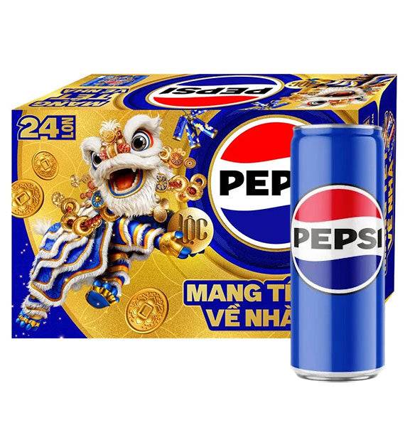 pepsi cola sleek soft drink tet vietnam