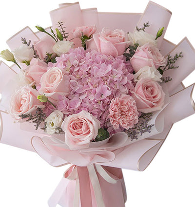 Pink Angel Hydrangeas