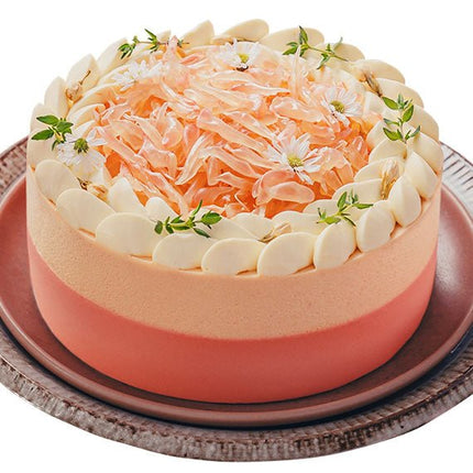 Pink Grapefruit Mousse Cake Vietnam