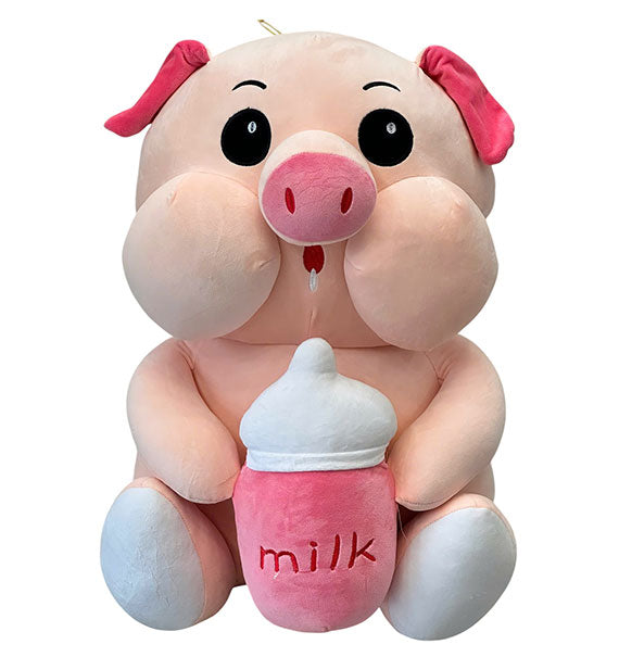 Pink pig stuffed animal gift Vietnam