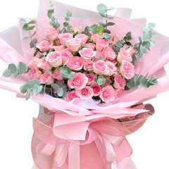 Pink Roses To Say Thank You Vietnam