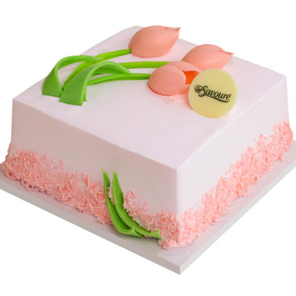 Pink Tulip Cake Savoure Vietnam