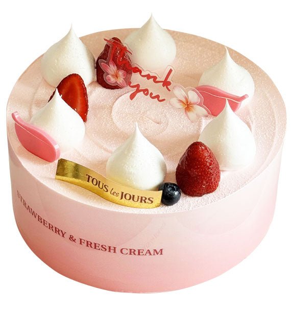 Pinky Love Fresh cake Tous Les Jours Vietnam