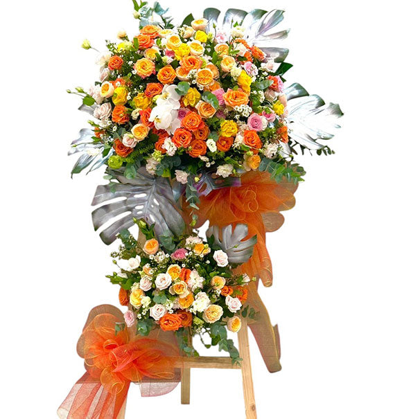 Premium Grand Opening Flower Stand Vietnam
