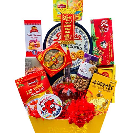 Premium Prosperity Tet Gift Basket Vietnam