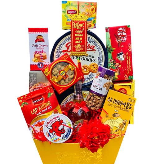 Premium Prosperity Tet Gift Basket Vietnam