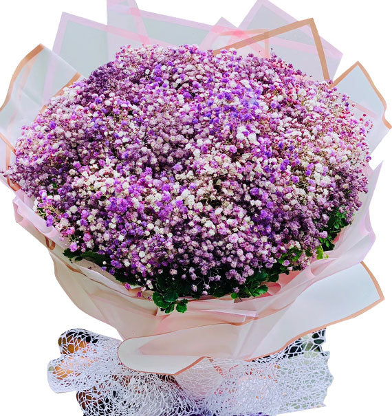 Purple Baby's Breath Bouquet Vietnam