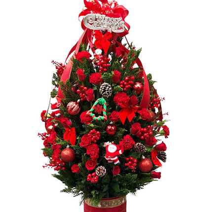Red Christmas Tree Vietnam