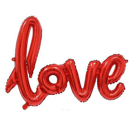 Love Script Foil Air-filled Balloon [HCM ONLY]
