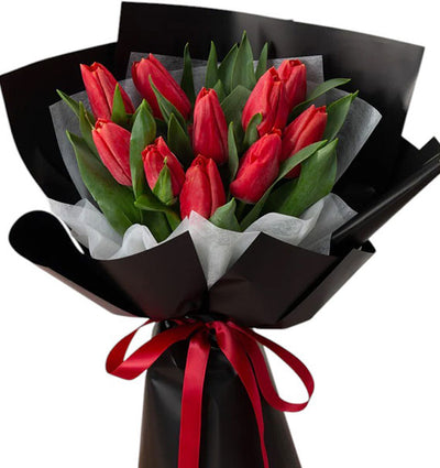 Red Tulip Bouquet