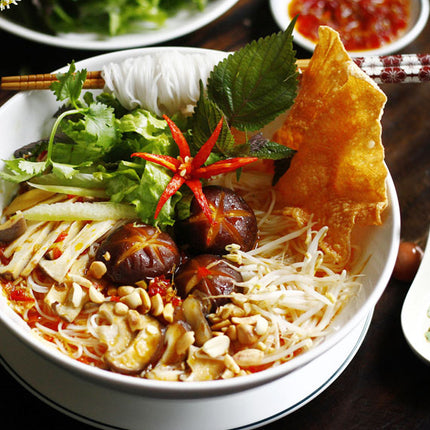 Rice Noodles Soup With Vegetable Food Vietnam