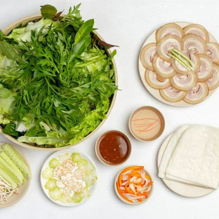 Rice Paper Rolls With Beef Rolls Food Vietnam