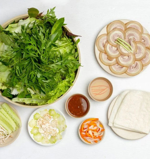 Rice Paper Rolls With Beef Rolls Food Vietnam