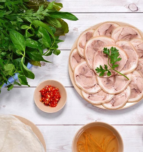 Rice Paper Rolls With Pork Rolls Food Vietnam