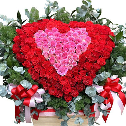 Rose Heart Shape Basket Vietnam