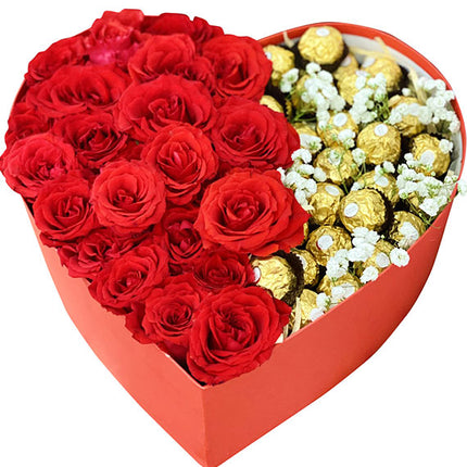 Rose Sweeties Heart Box Vietnam