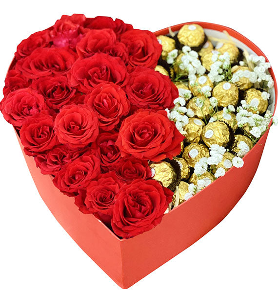 Rose Sweeties Heart Box Vietnam