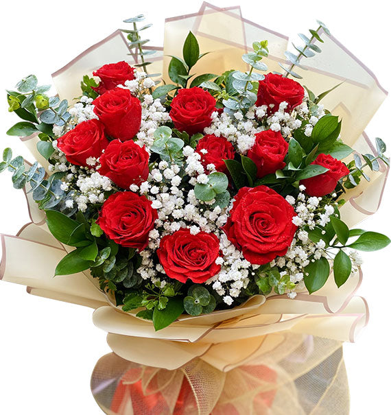 Roses Bouquet For Vietnamese Women's Day