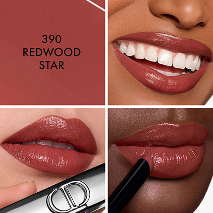 Rouge Dior On Stage 390 Redwood Star On Lip