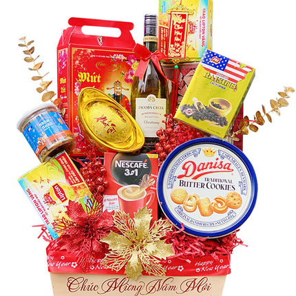Royal Blooming Lunar New Year Basket Vietnam