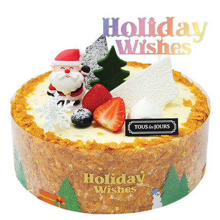 Santa Corn Cheese Mousse Cake Vietnam