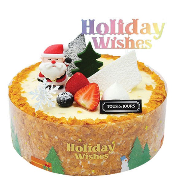 Santa Corn Cheese Mousse Cake Vietnam