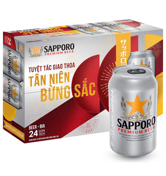 Sapporo Premium Beer Tet Drink Vietnam