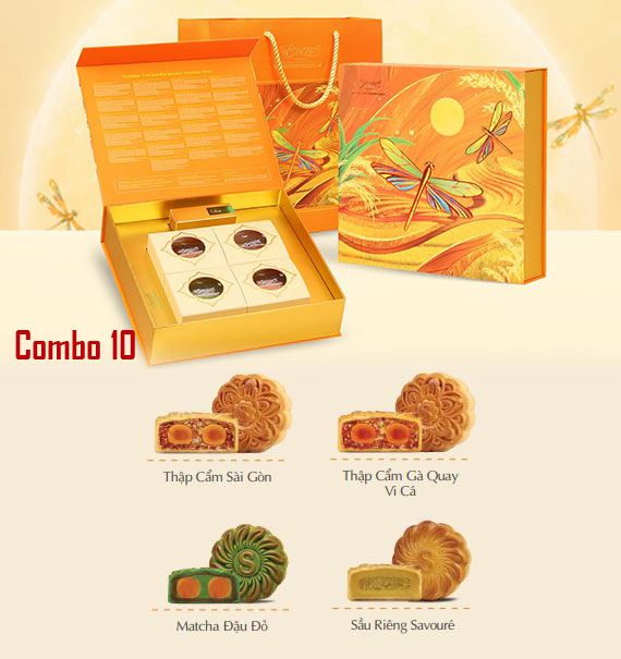 Savouré Mooncake Vietnam Combo 10