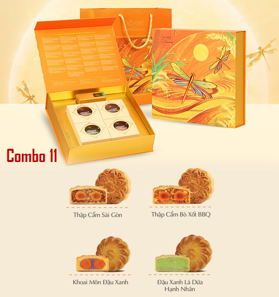 Savouré Mooncake Vietnam Combo 11