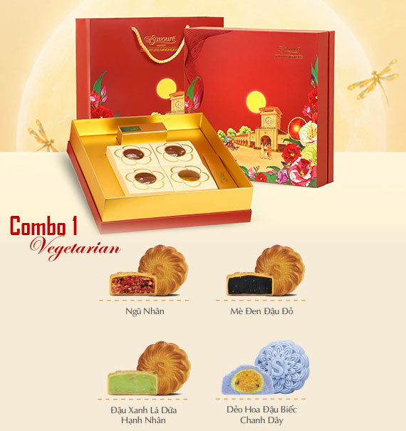 Savouré Vegetarian Mooncake Vietnam Combo 01