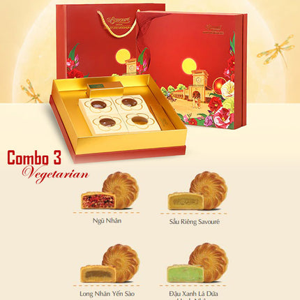 Savouré Vegetarian Mooncake Vietnam Combo 03
