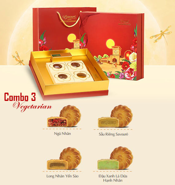 Savouré Vegetarian Mooncake Vietnam Combo 03