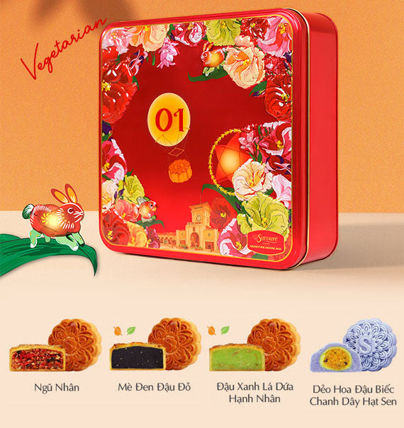 Savouré Vegetarian Mooncake Vietnam Combo 01