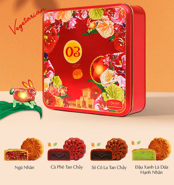 Savouré Vegetarian Mooncake Vietnam Combo 03