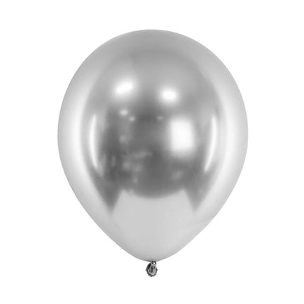 Metallic Chrome Latex Balloon Pack